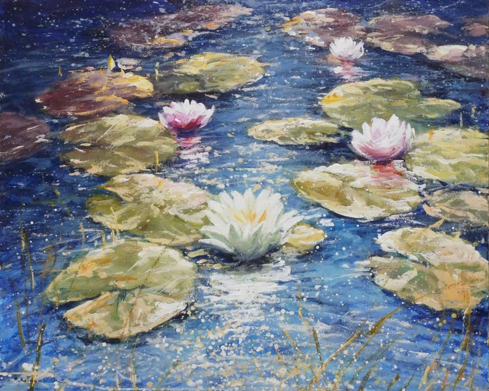 Mariusz Kaldowski - ' Wishing Pond ' - Framed Original Art