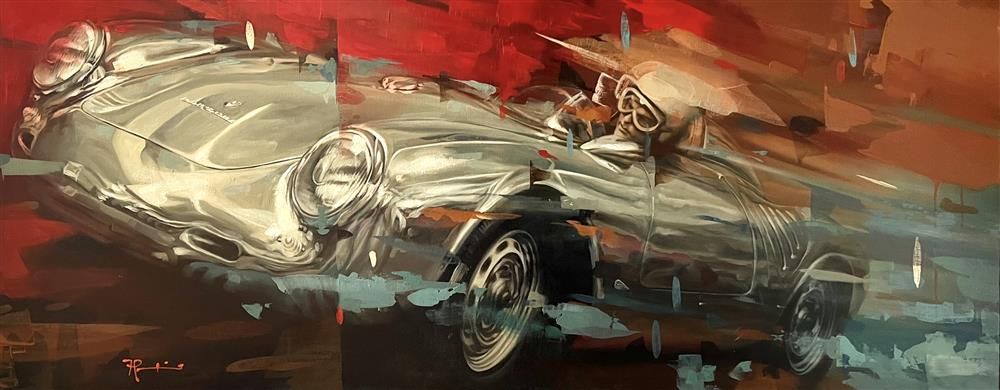 Frank Pretorius - 'Race On' - Framed Original Art