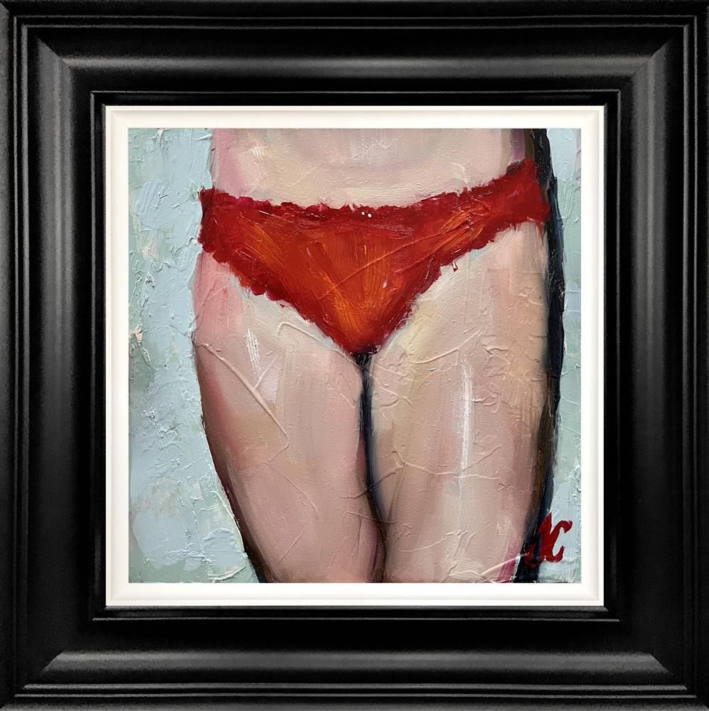 Joss Clapson - ' Red Summer ' - Framed Original Art