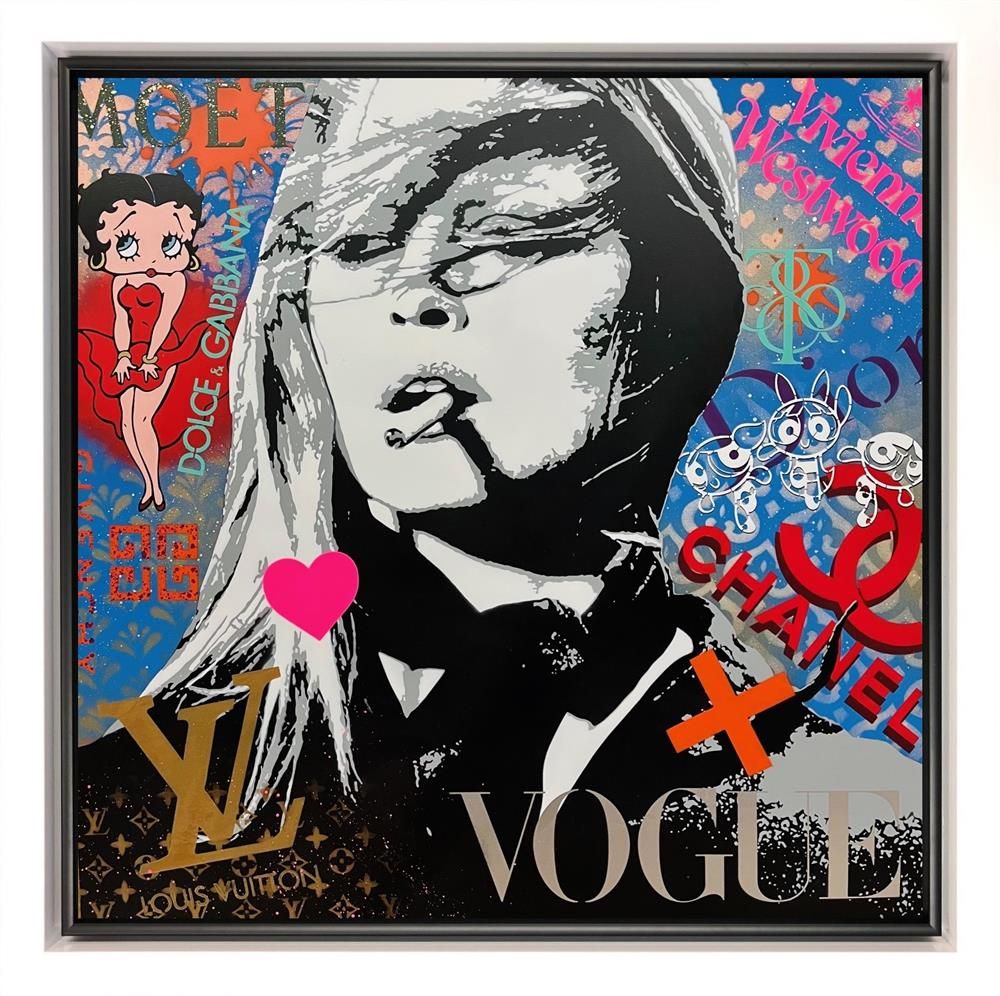 Hue Folk - 'I Leave Before Being Left' - Framed Original Art