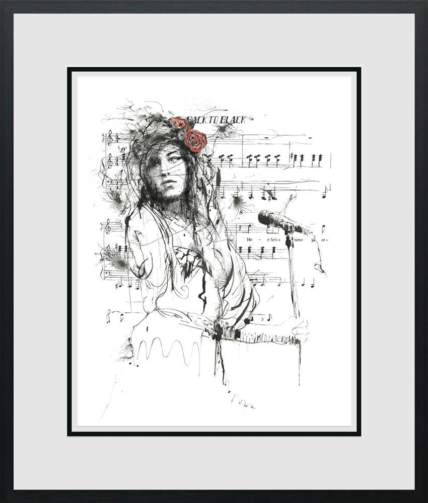 Scott Tetlow - ' Back To Black ' - Framed Limited Edition Print