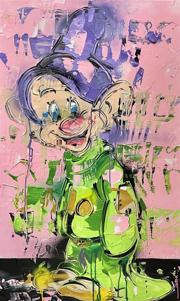 Jessie Foakes - 'Dopy'  Framed Original Artwork