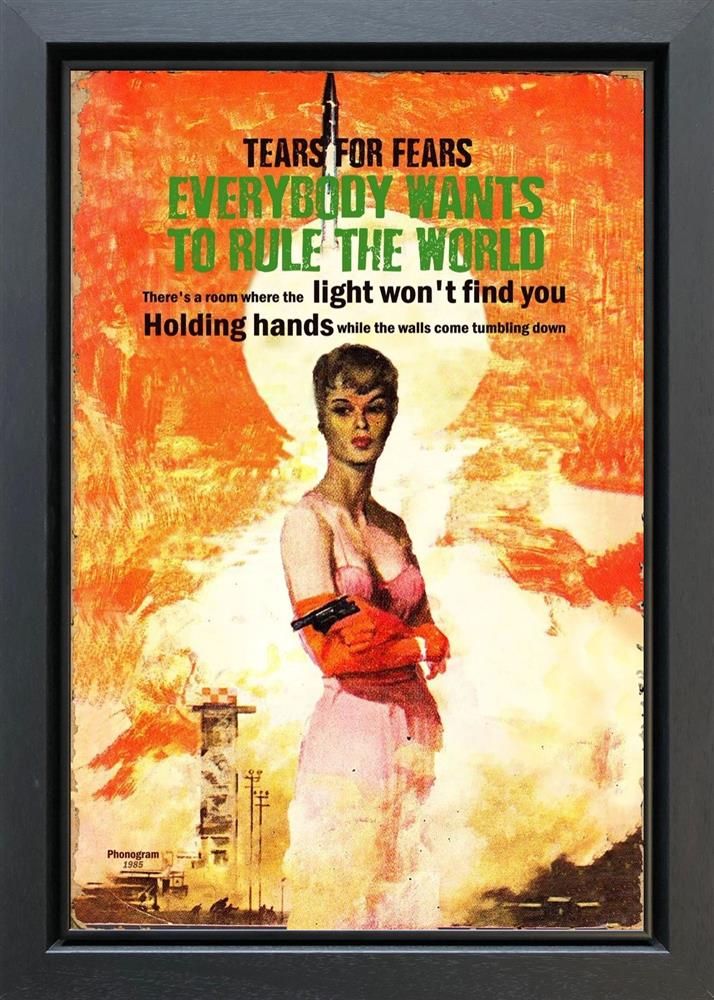 Linda Charles - 'Rule The World' - Framed Original Artwork