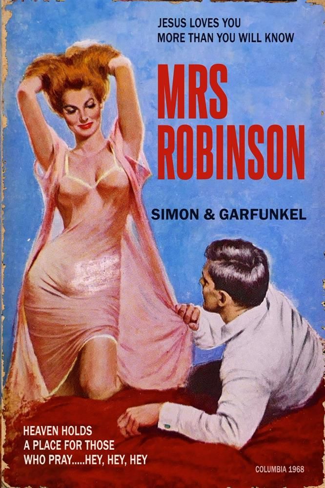 Linda Charles - 'Mrs Robinson' - Framed Original Artwork