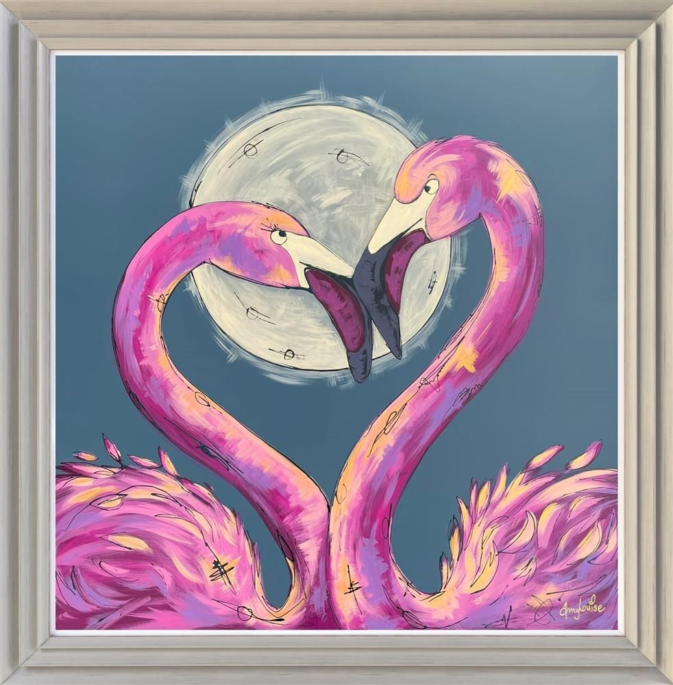 Amy Louise - 'To The Moon And Back' - Framed Original Art
