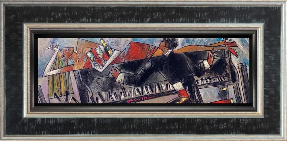Andrei Protsouk - ' Laid Back Keys ' - Framed Original Art