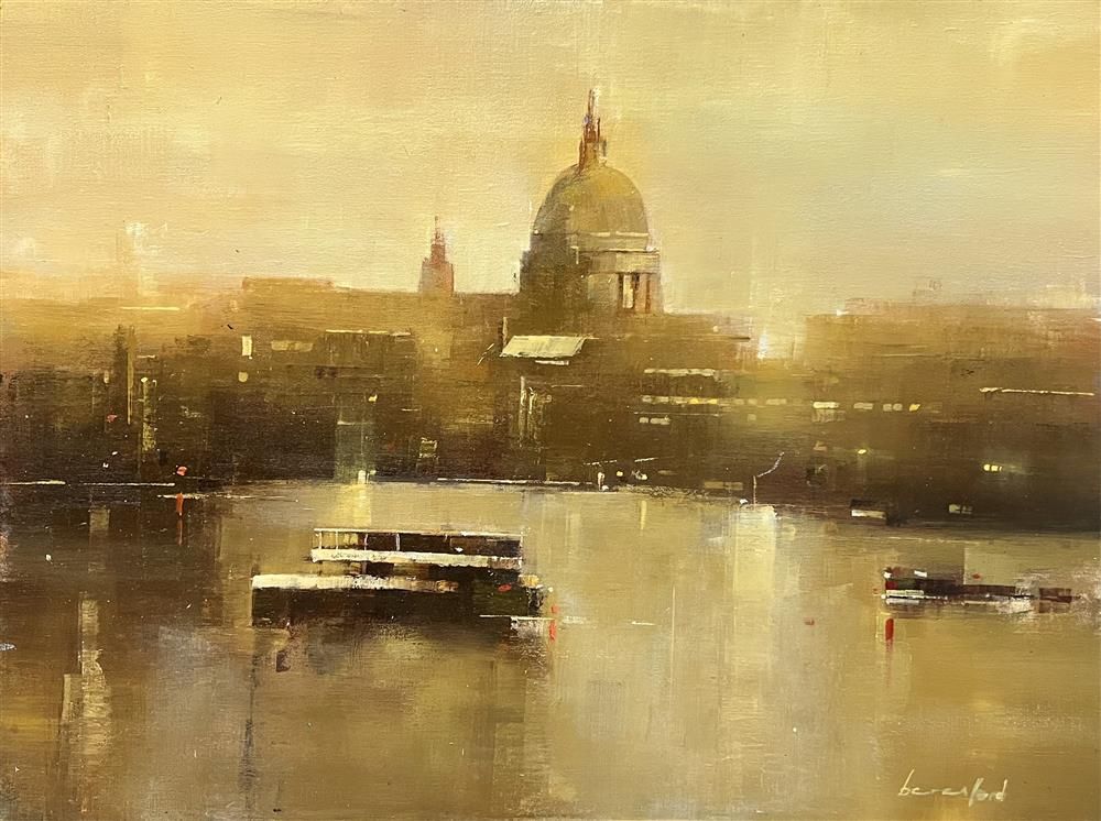 Mark Beresford - 'As London Awakes' - Framed Original Artwork