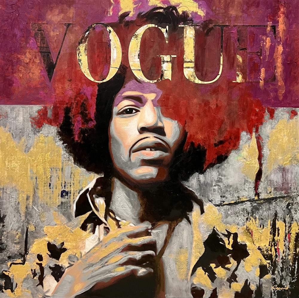 Sannib - 'Electric' - Framed Original Art