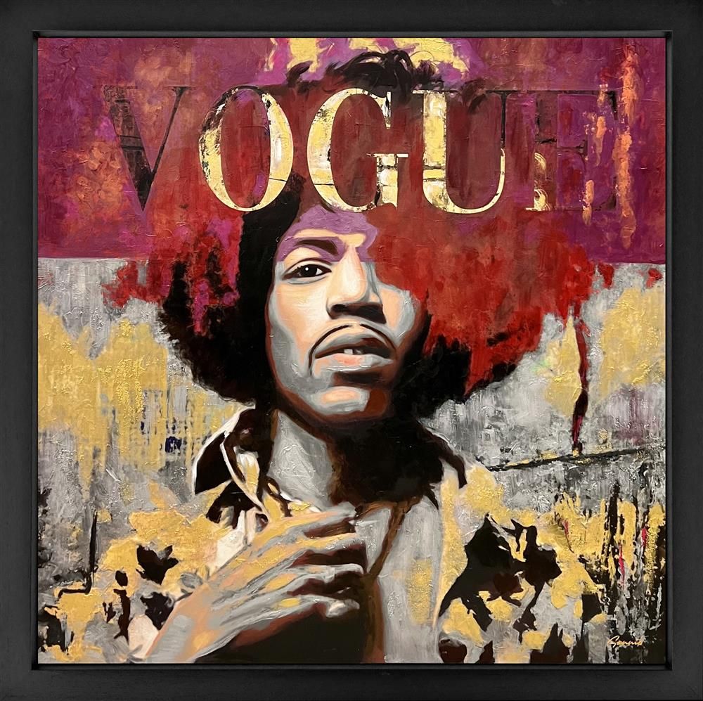 Sannib - 'Electric' - Framed Original Art