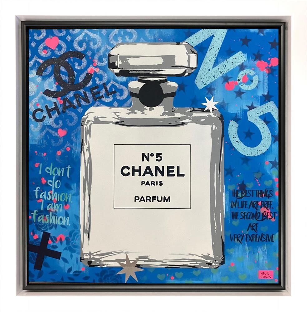 Hue Folk - 'Coco Chanel' - Framed Original Art — New Look Art