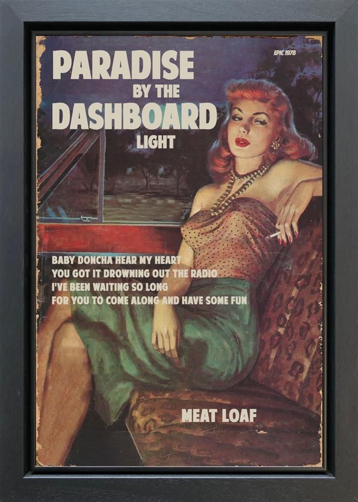 Linda Charles - 'Paradise By The Dashboard Light' - Framed Original Artwork