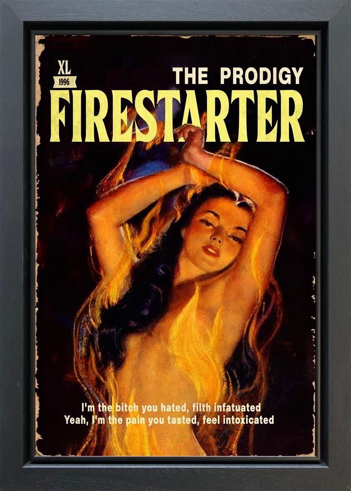 Linda Charles - 'Firestarter' - Framed Original Artwork