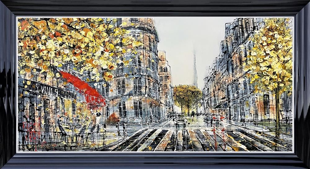 Nigel Cooke - 'Central City Bar'  - Framed Original Artwork