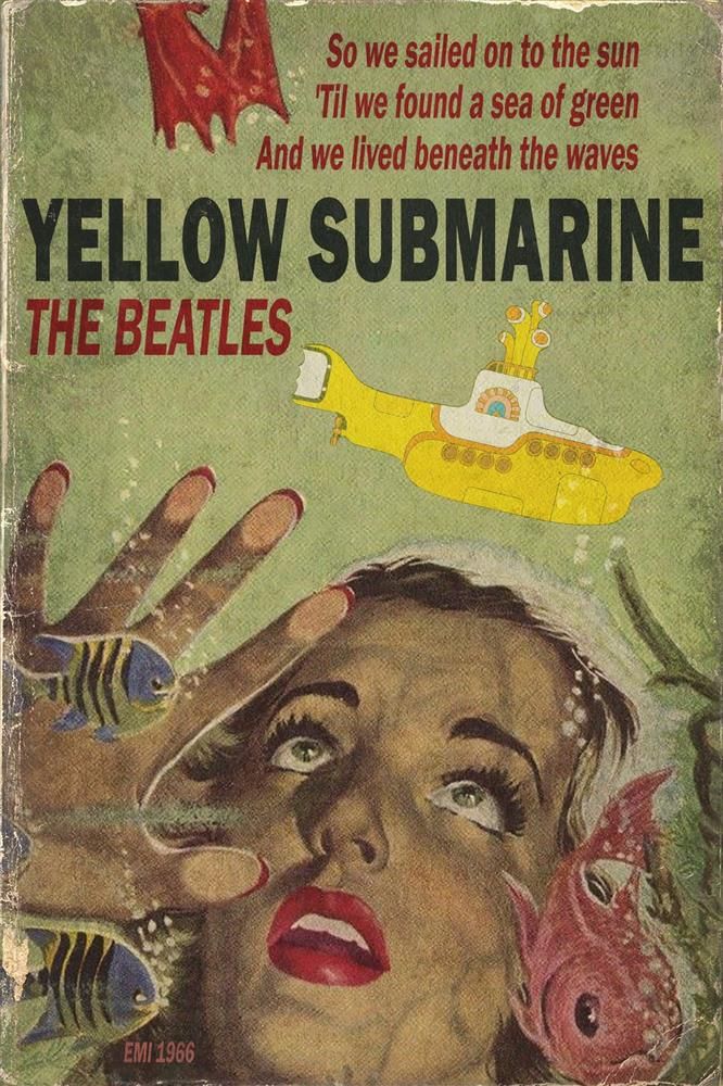 Linda Charles - 'Yellow Submarine' - Framed Limited Edition