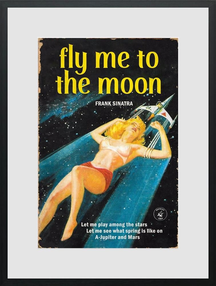 Linda Charles - 'Fly Me To The Moon' - Framed Limited Edition