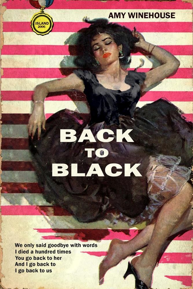 Linda Charles - 'Back To Black' - Framed Limited Edition