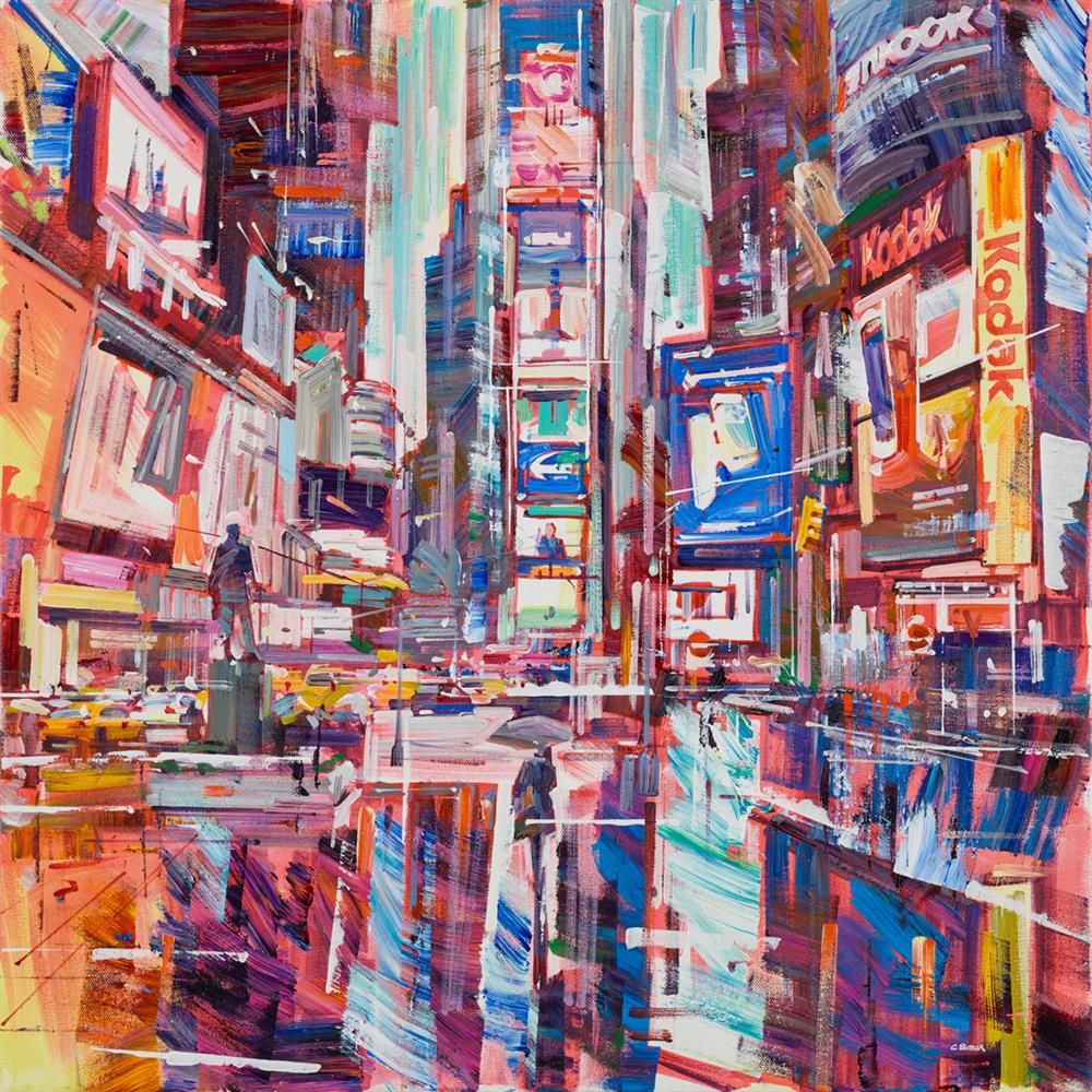Colin Brown - 'Bright Lights Of NYC' - Framed Limited Edition