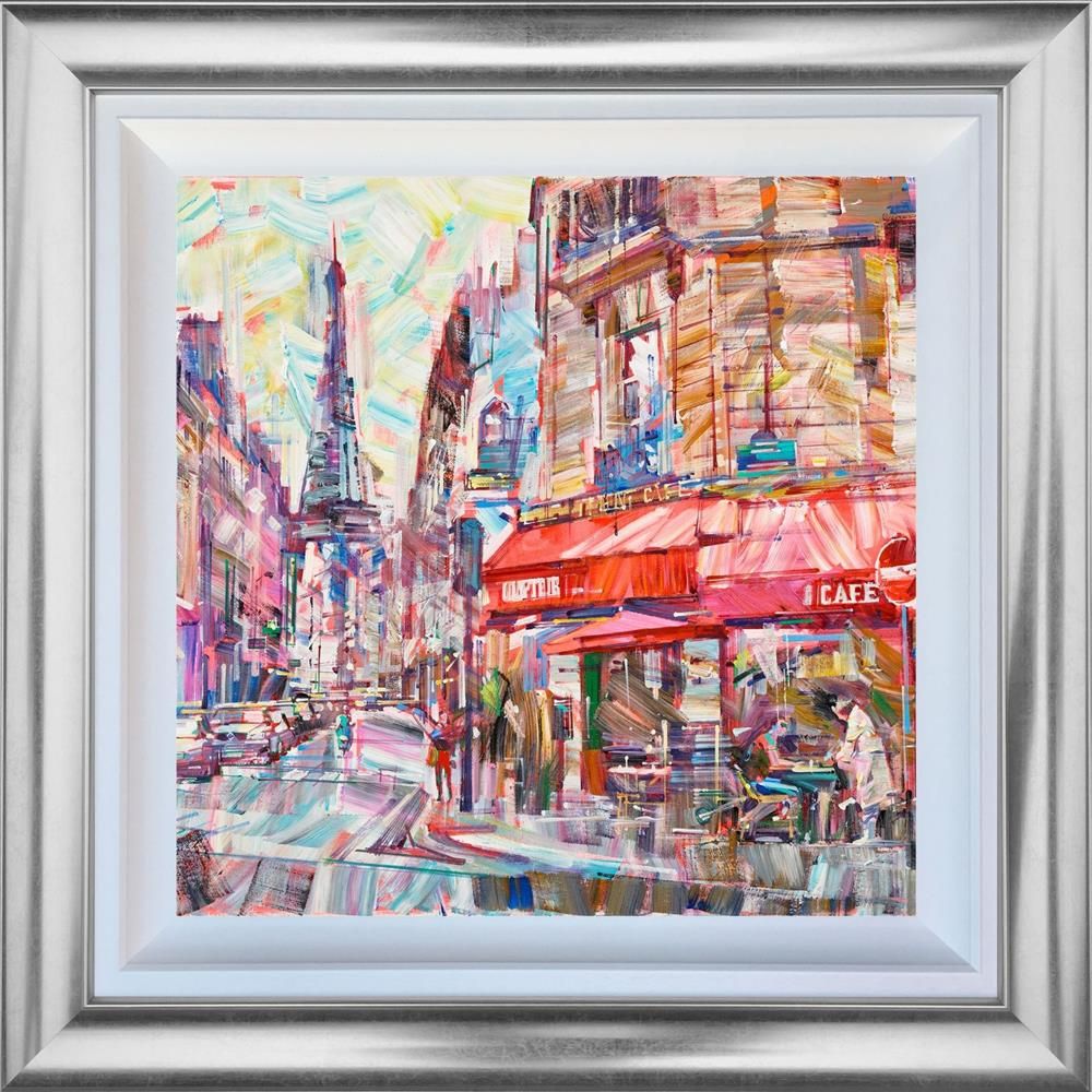 Colin Brown - 'Coffee With A View' - Framed Limited Edition