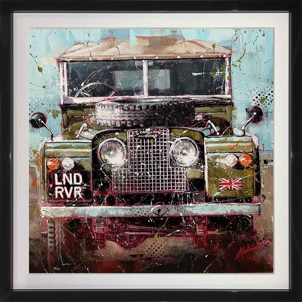Fleetwood - ' Land Rover' - Framed Original Art