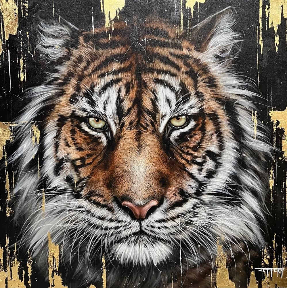 Ben Jeffery - ' Eye Of The Tiger' - Framed Original Art