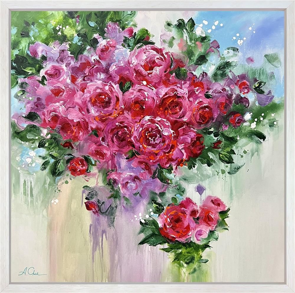 Anna Cher - 'I Feel Love' - Framed Original Artwork