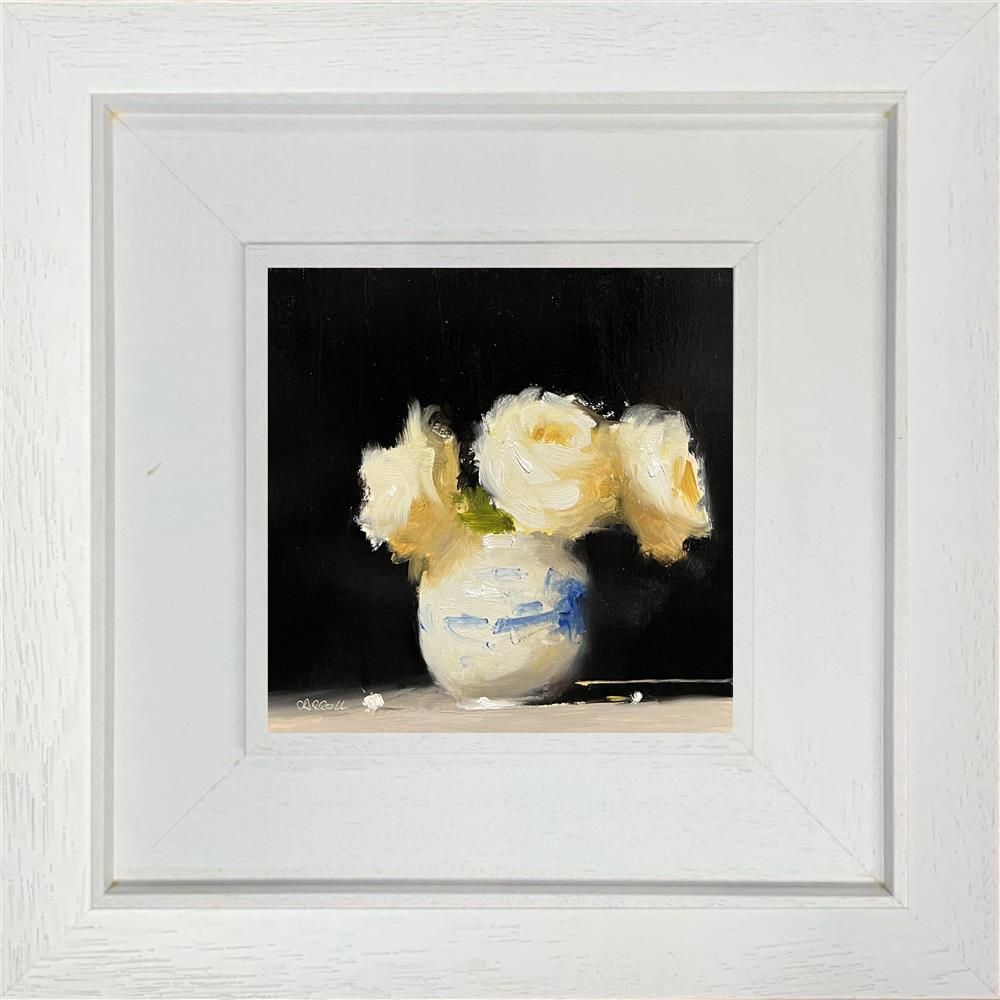 Neil Carroll - 'Three Roses' - Framed Original Painting