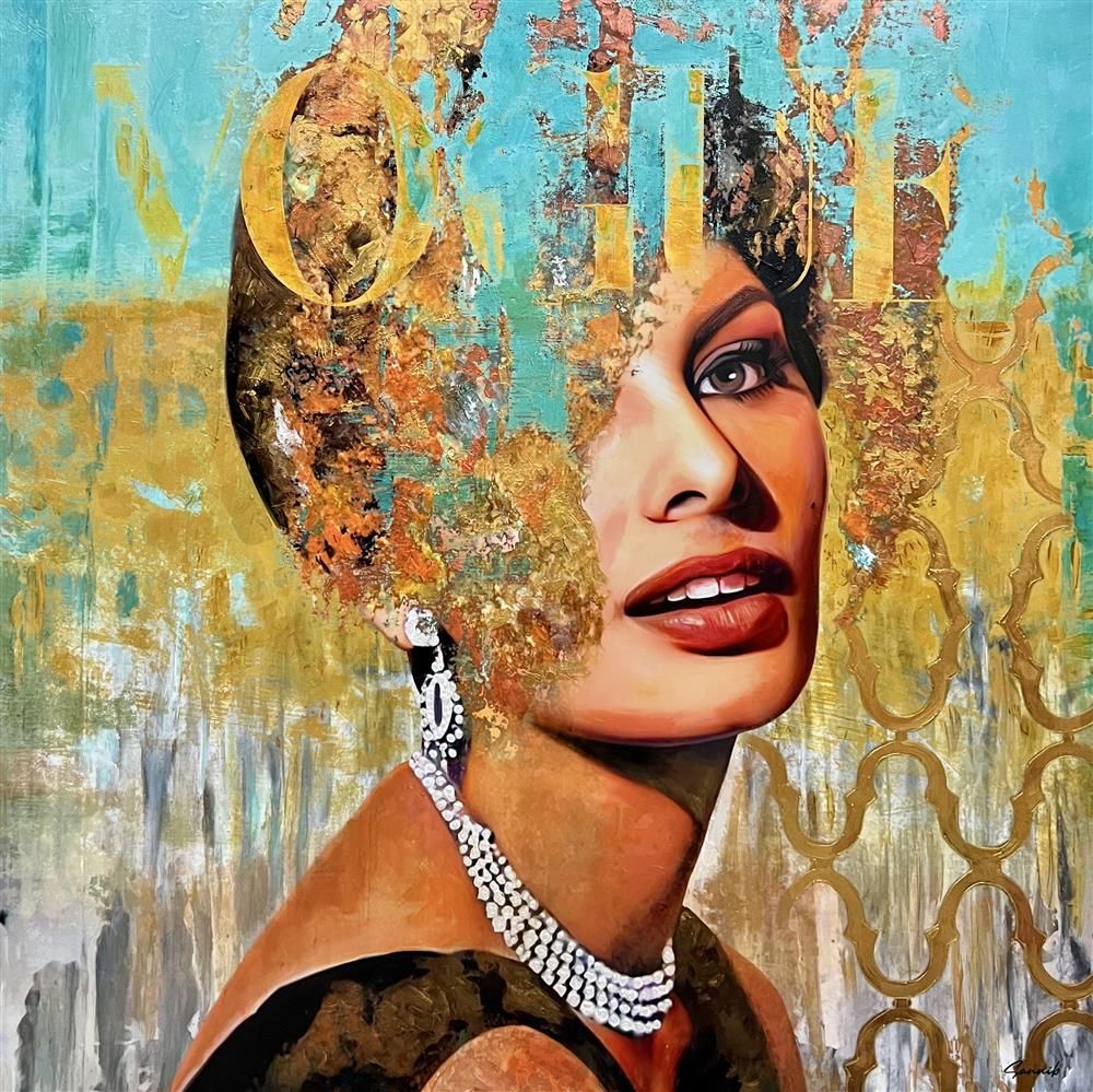 Sannib - 'Vogue Icon' - Framed Original Art