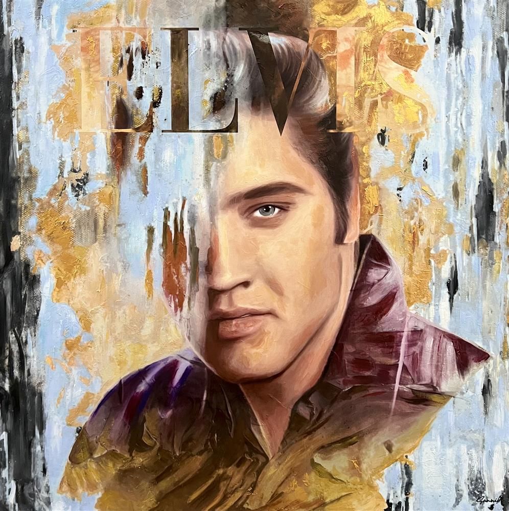 Sannib - 'Burning Love' - Framed Original Art