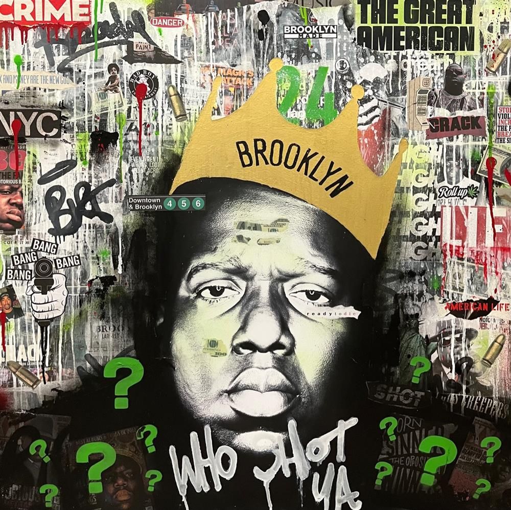 Add Subtract- 'Who Shot Ya?' - Framed Original Art