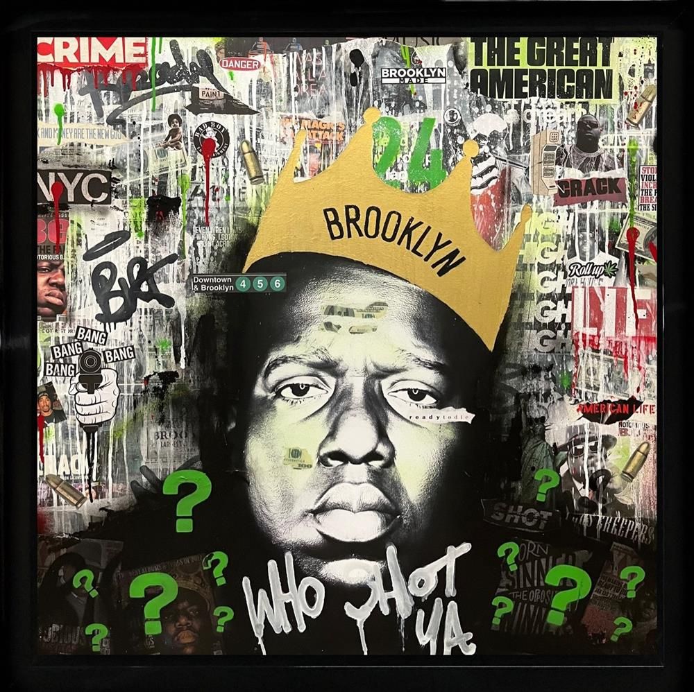 Add Subtract- 'Who Shot Ya?' - Framed Original Art