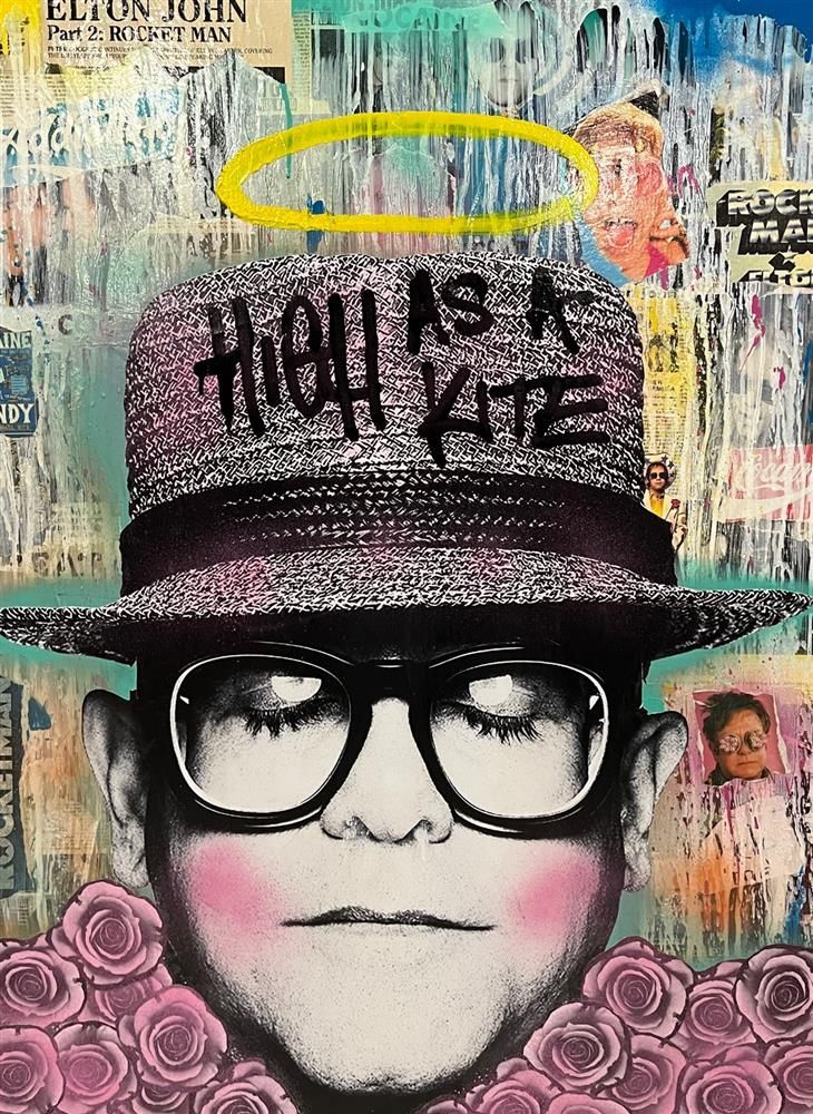 Add Subtract- 'The Rocket Man' - Framed Original Art