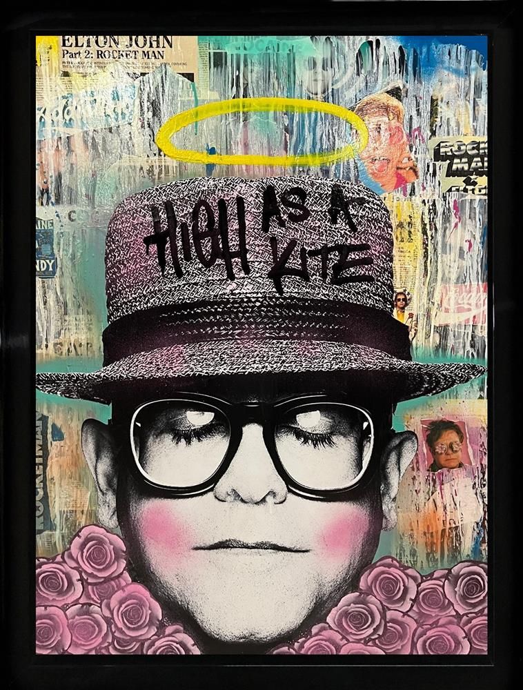 Add Subtract- 'The Rocket Man' - Framed Original Art