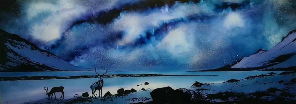 Richard King - 'In The Still Of The Night'   - Framed Original Art