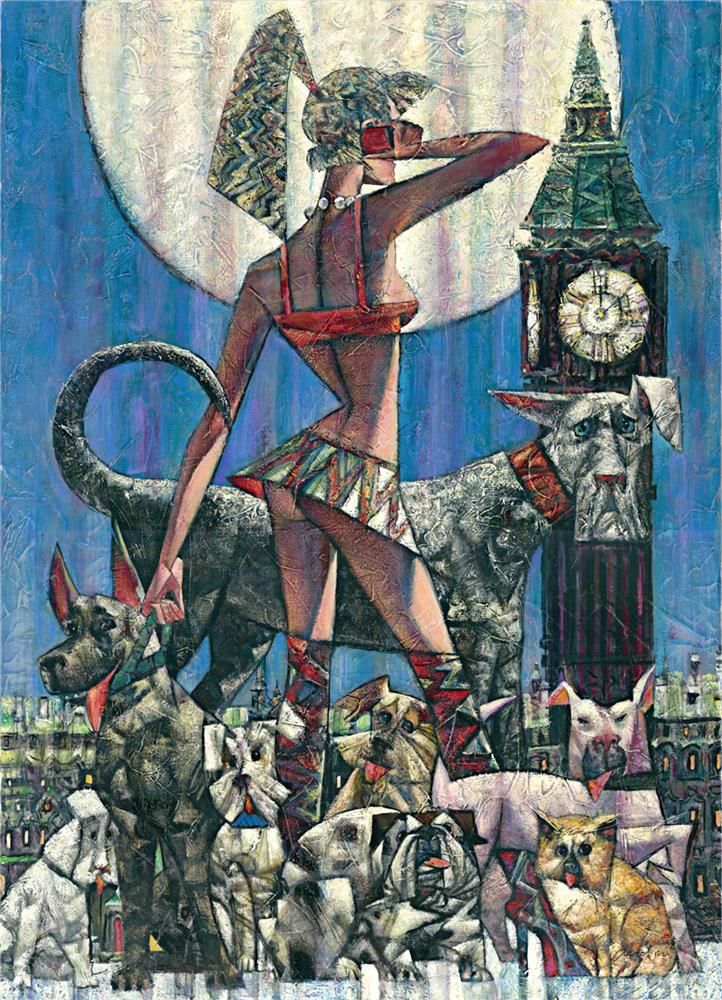 Andrei Protsouk - ' Hounds Of The Baskervilles ' - Framed Limited Edition Art