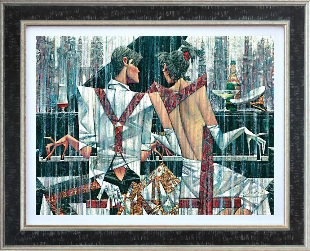 Andrei Protsouk - 'Piano Bar' - Framed Limited Edition Art