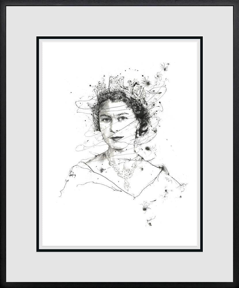 Scott Tetlow - 'Celebrating Her Majesty' - Framed Limited Edition Print
