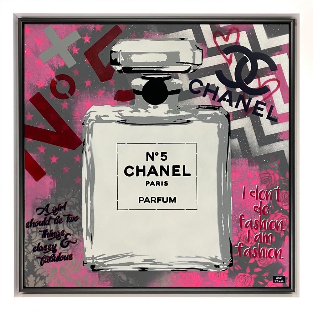 Hue Folk - 'Coco Chanel II' - Framed Original Art