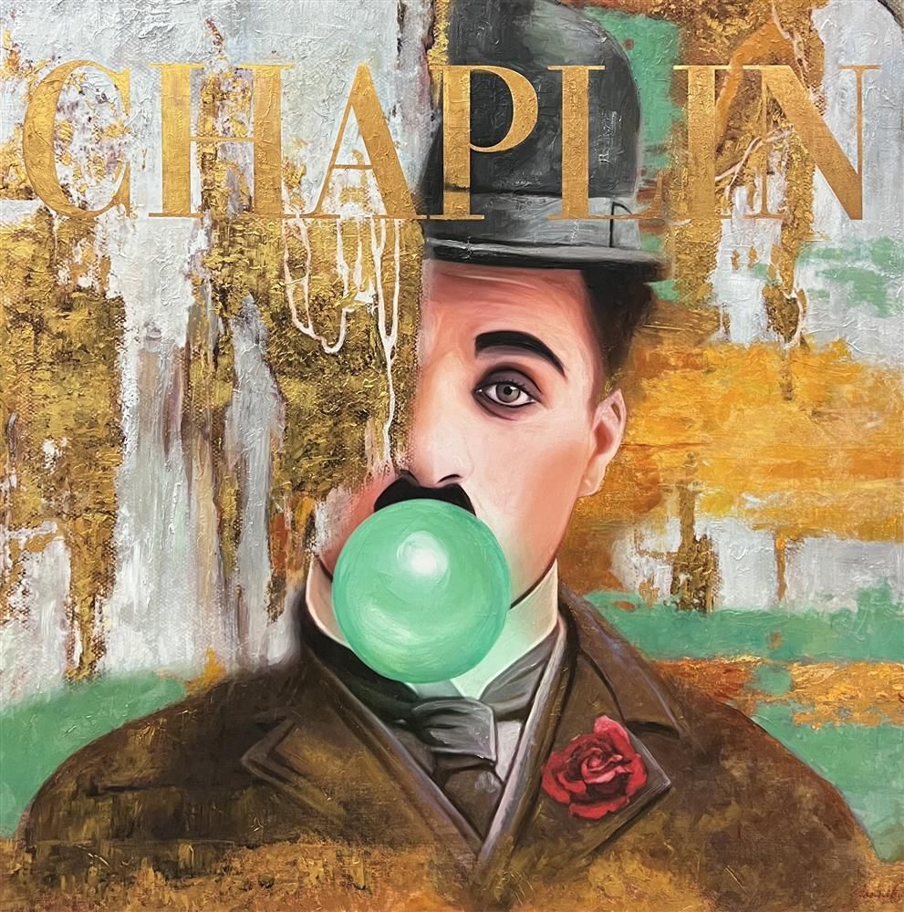 Sannib - 'Chaplin' - Framed Original Art