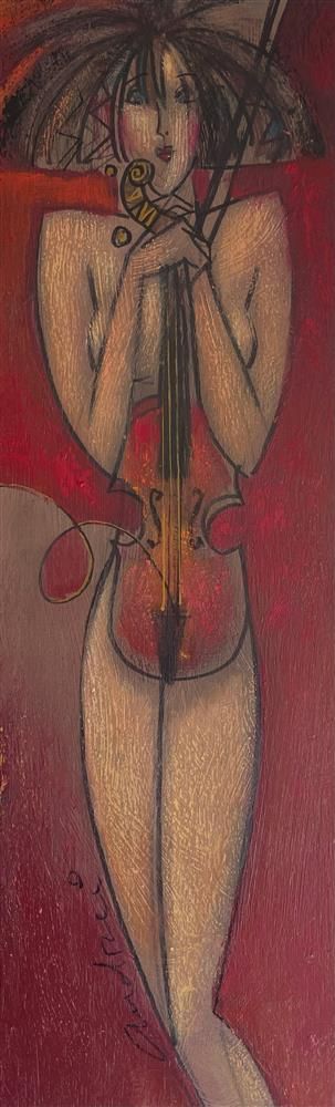 Andrei Protsouk - 'String' - Framed Original Art