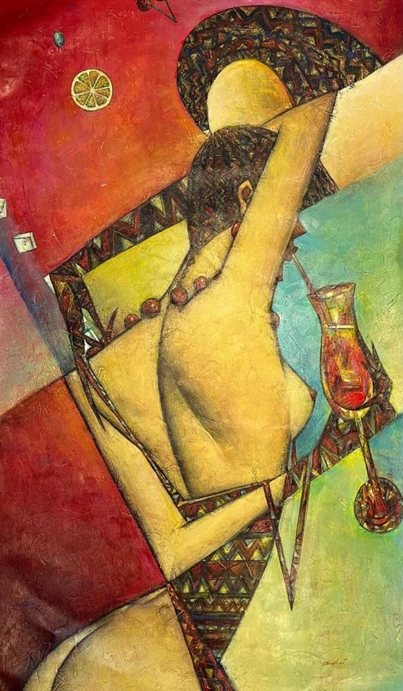 Andrei Protsouk - 'Shirley Temple' - Framed Original Art