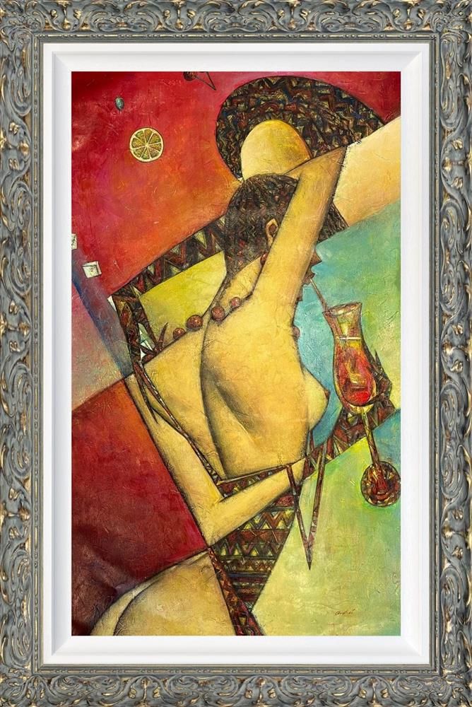 Andrei Protsouk - 'Shirley Temple' - Framed Original Art