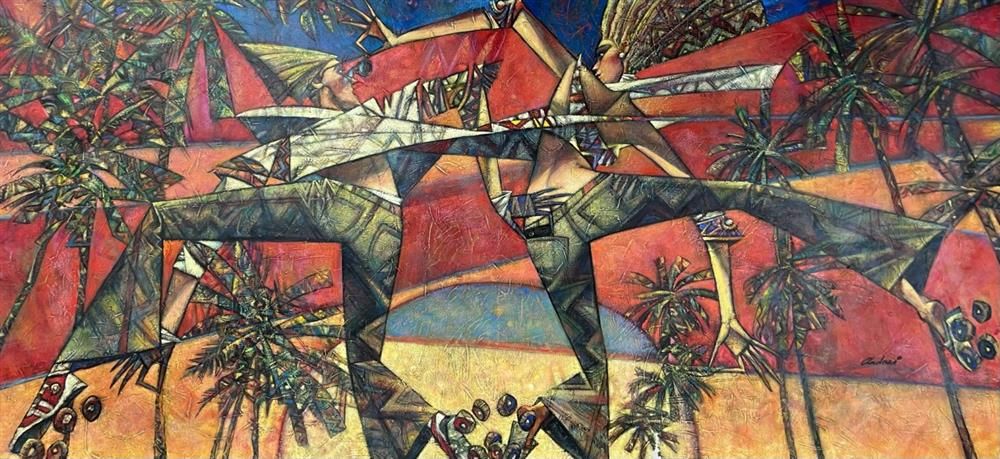 Andrei Protsouk - 'Pick Pocket' - Framed Original Art