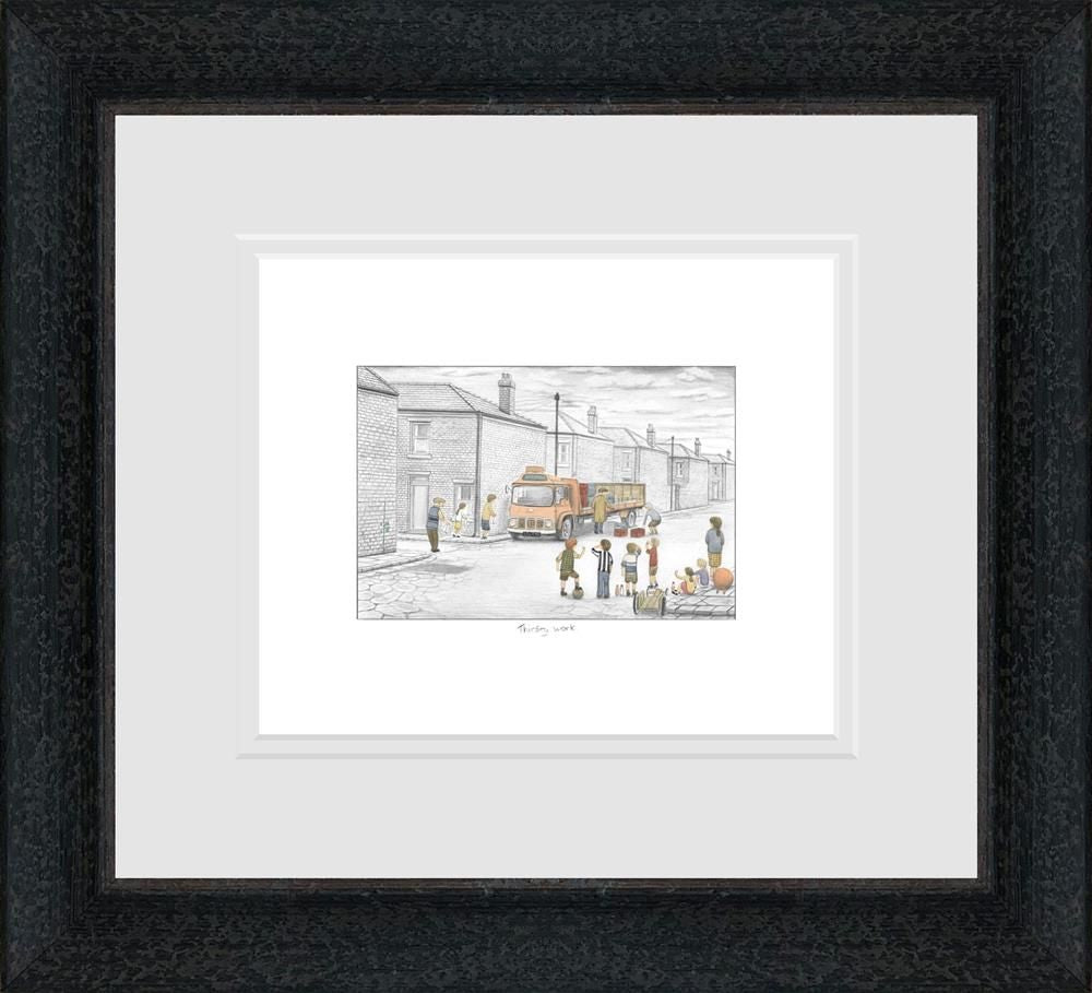 Leigh Lambert - 'Thirsty Work' - Sketch' - Framed Limited Edition