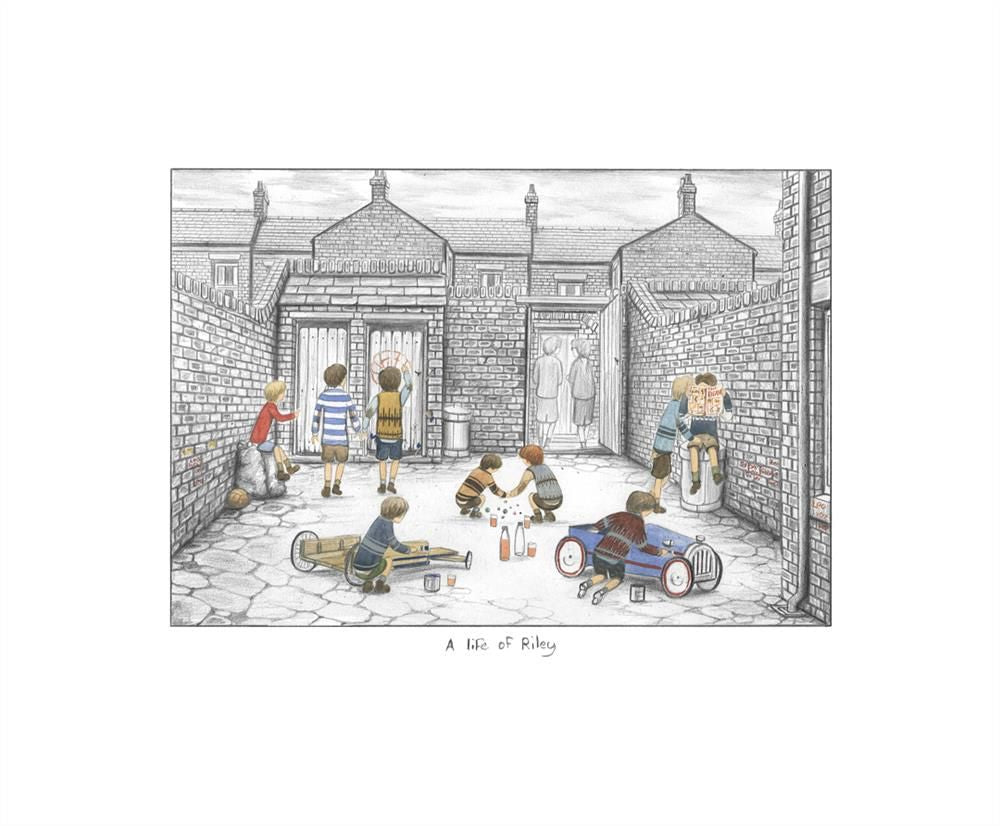 Leigh Lambert - 'Life Of Riley' - Sketch' - Framed Limited Edition