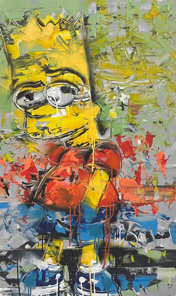 Jessie Foakes - 'Don't Have A Cow'  Framed Original Artwork