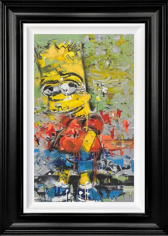 Jessie Foakes - 'Don't Have A Cow'  Framed Original Artwork