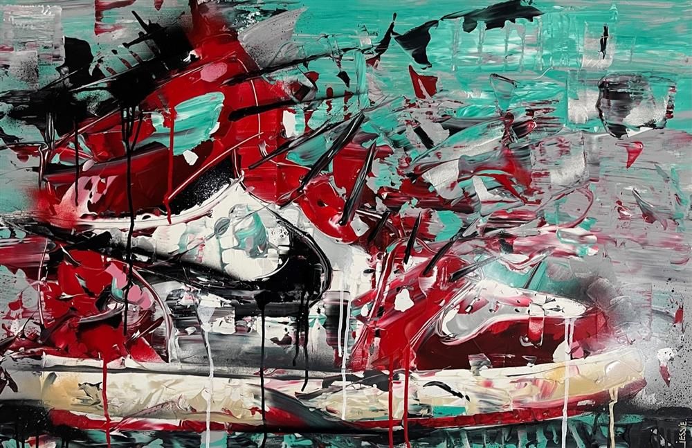 Jessie Foakes - My Jordan's  Framed Original Artwork