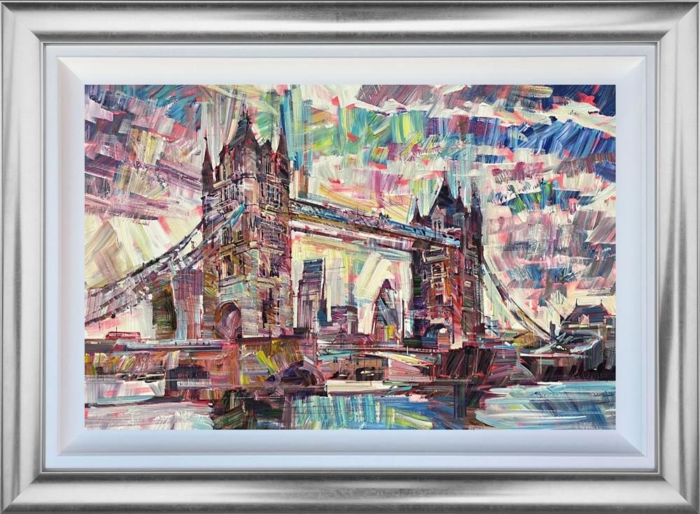 Colin Brown - 'Crossing The Thames' - Framed Original Art