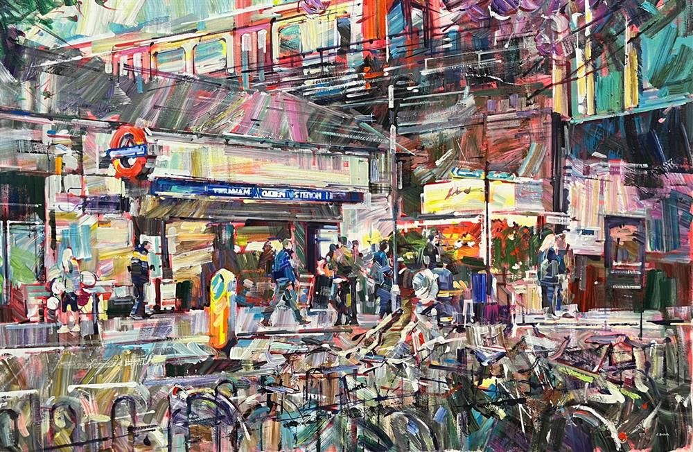 Colin Brown - ' Going Underground' - Framed Original Art