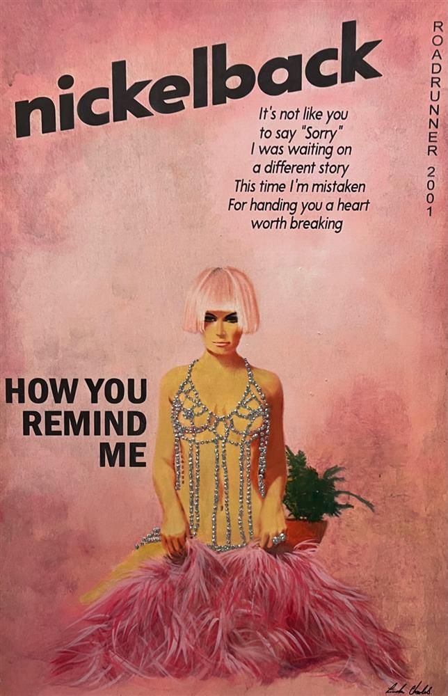 Linda Charles - 'How You Remind Me' - Framed Original Artwork